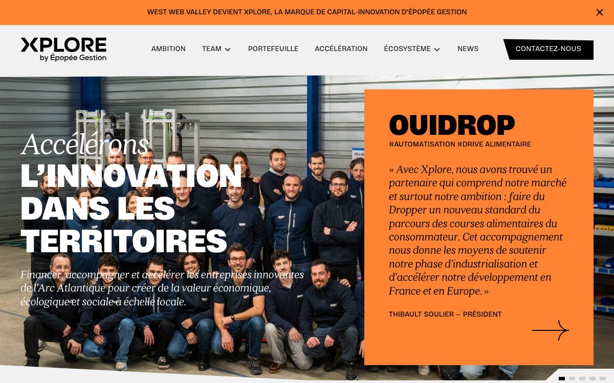 West Web Valley website preview