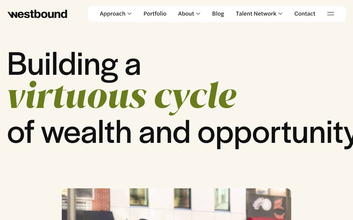 Westbound Equity Partners website preview