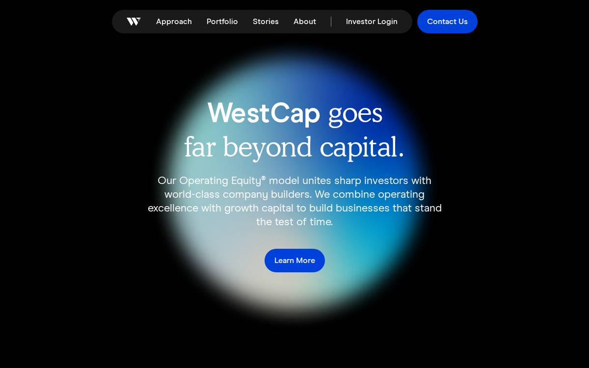 WestCap website preview