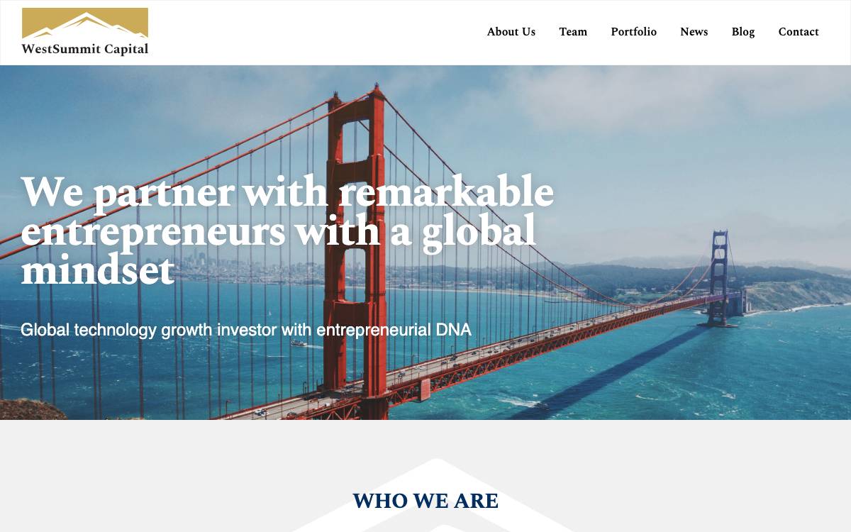 WestSummit Capital website preview