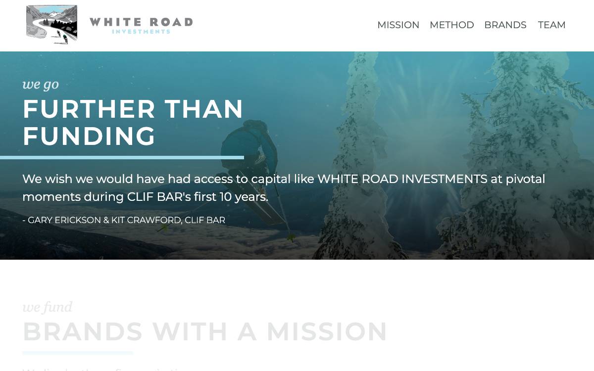 White Road Investments website preview