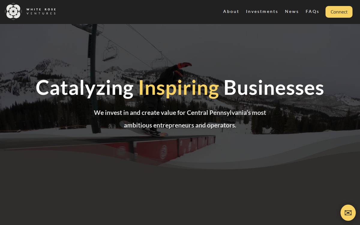 White Rose Ventures website preview