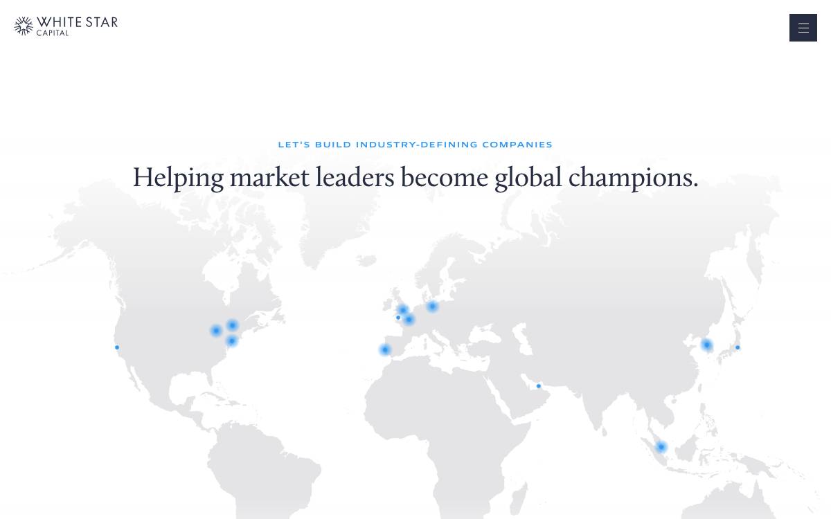 White Star Capital website preview