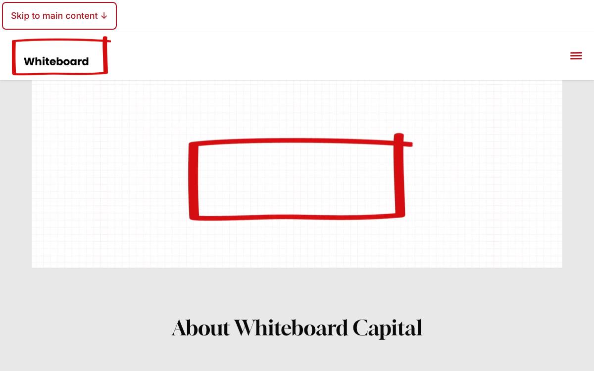 Whiteboard Capital website preview