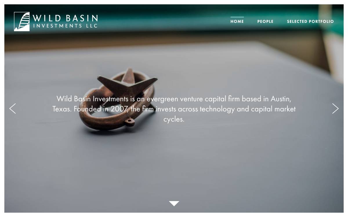 Wild Basin Investments website preview