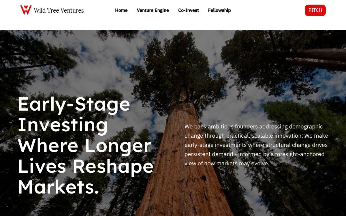 WILD TREE VENTURES website preview