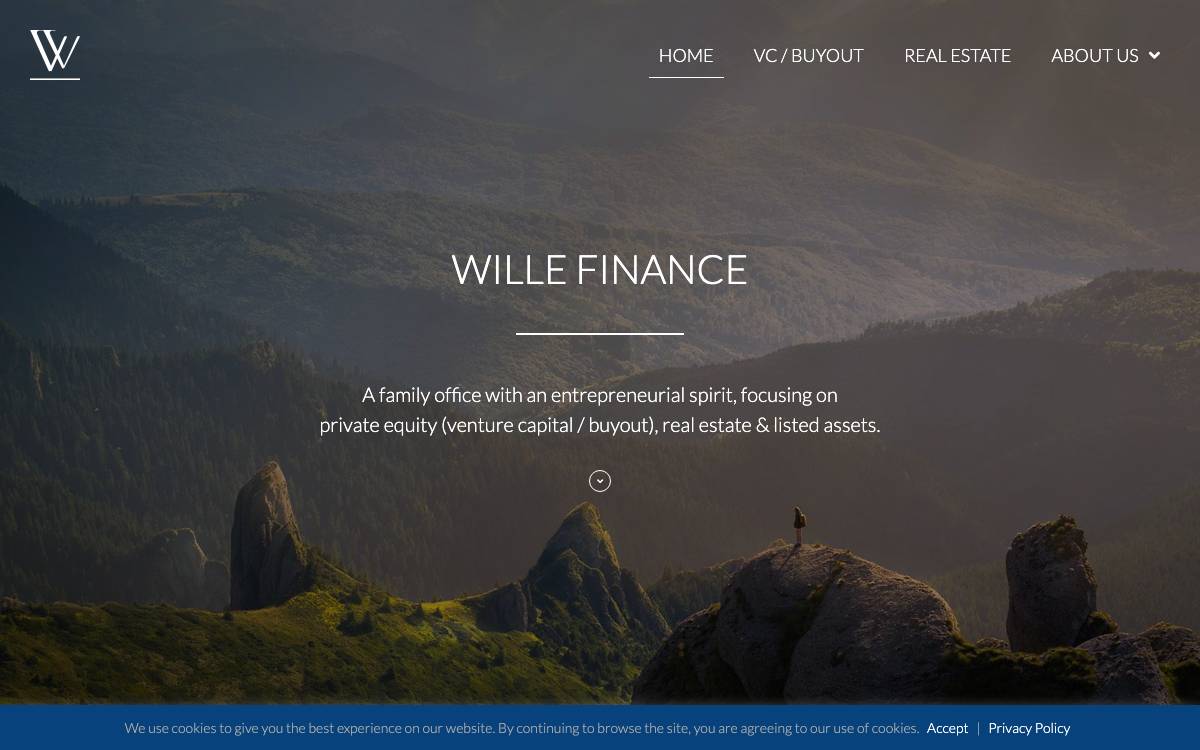 Wille Finance website preview
