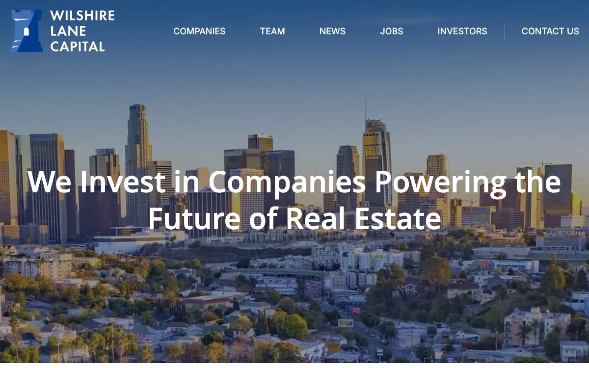 Wilshire Lane Capital website preview