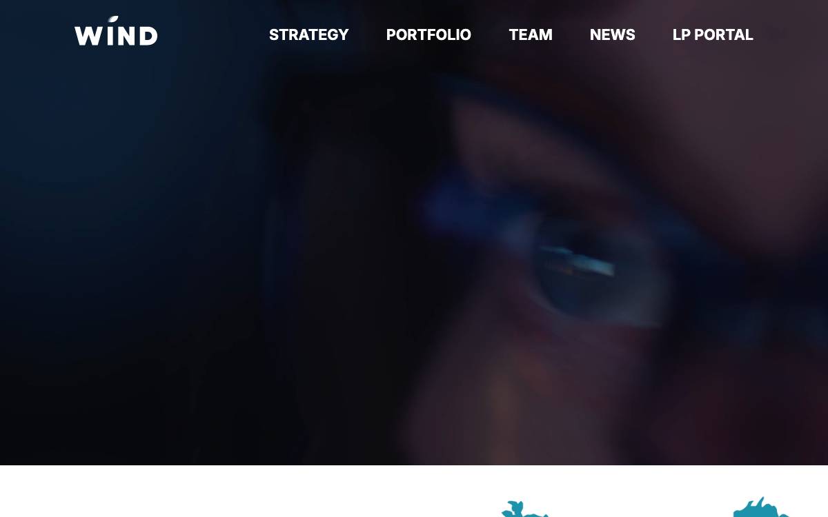 Wind Venture website preview