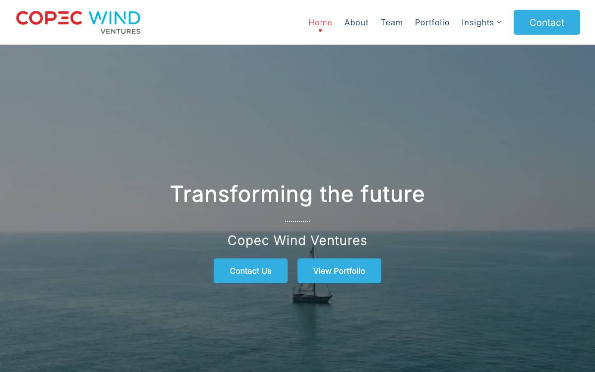 WIND Ventures website preview
