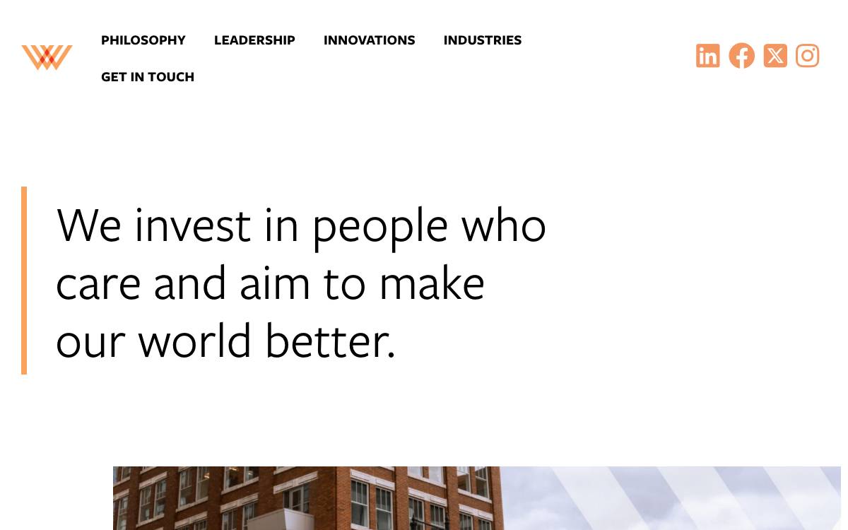 Windquest Group website preview