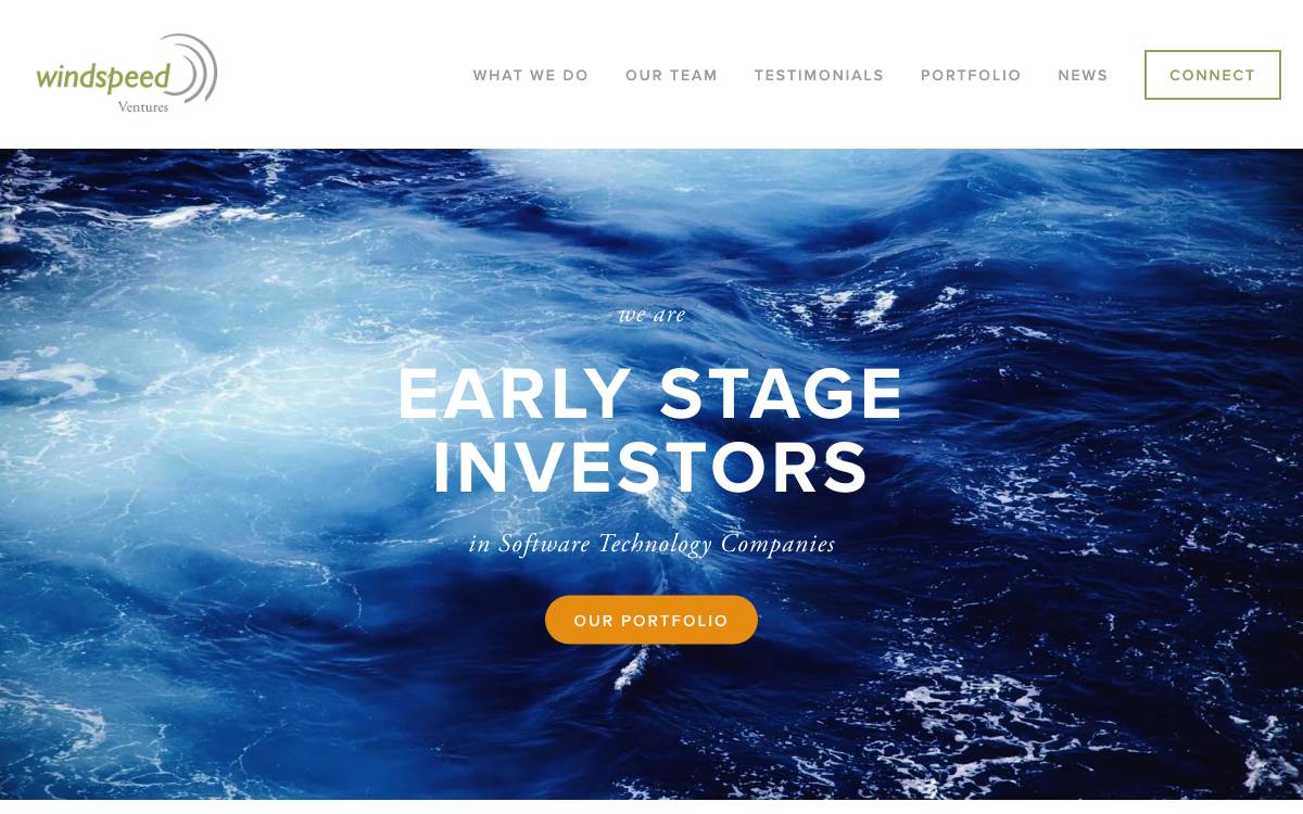 Windspeed Ventures website preview