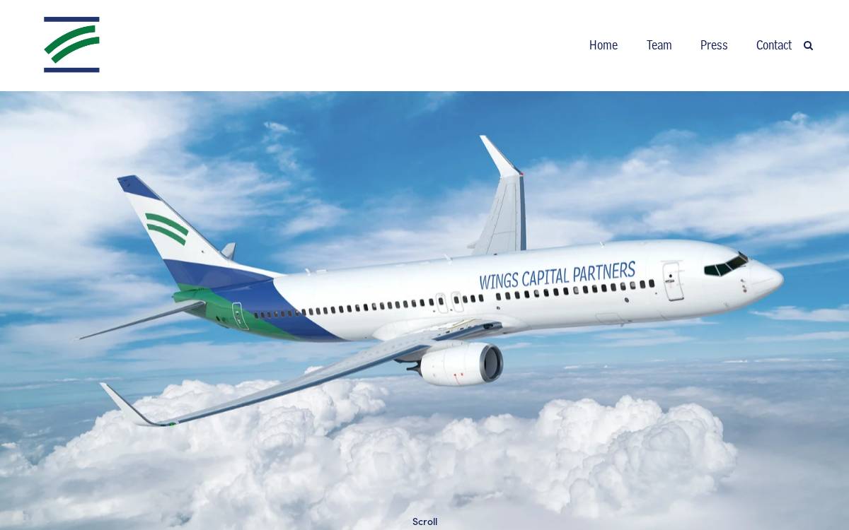 Wings Capital Partners website preview