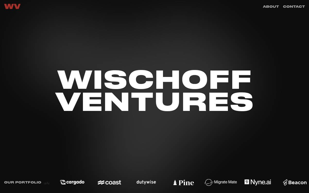 Wischoff Ventures website preview