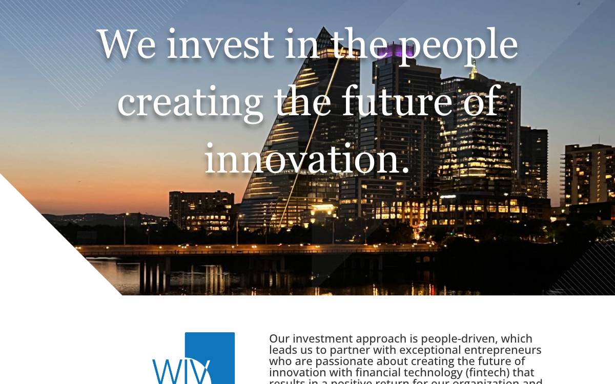 WIV Ventures website preview
