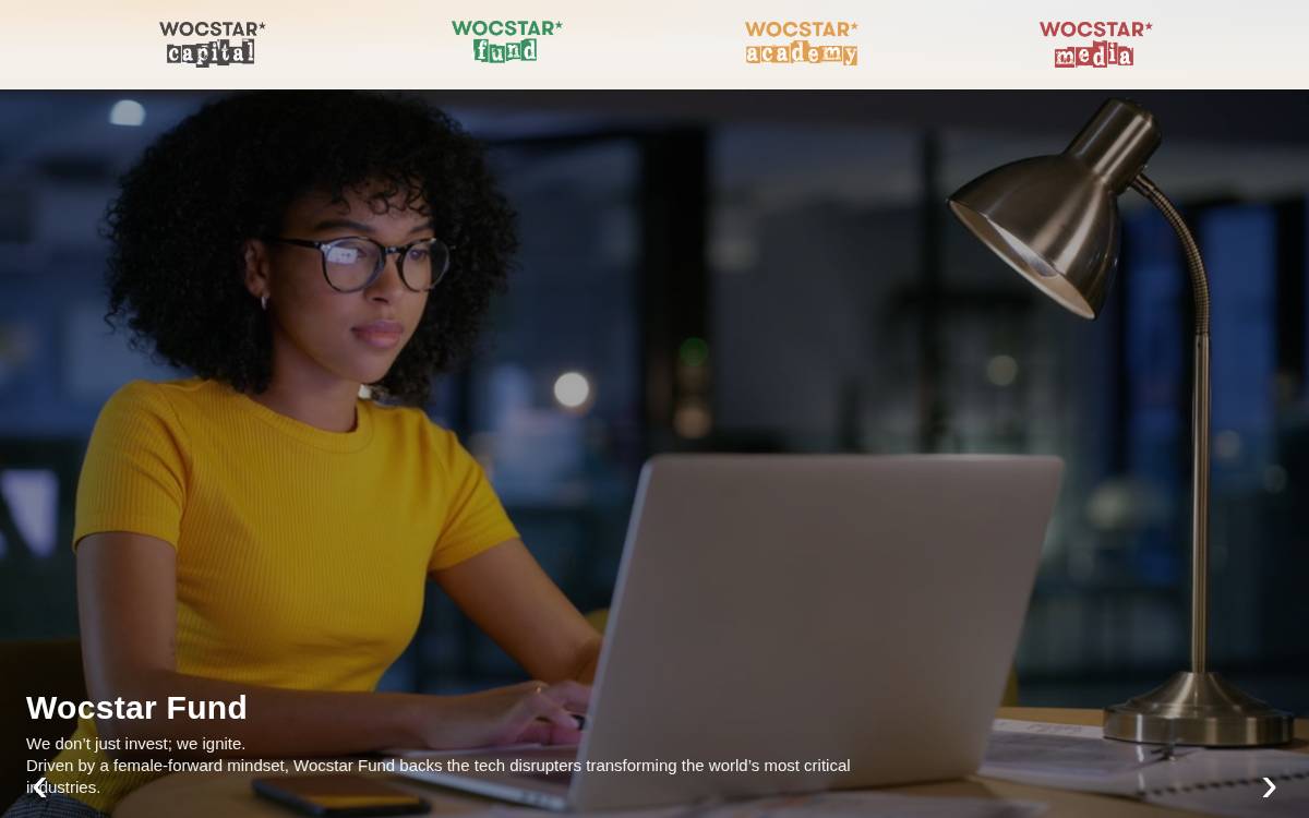 Wocstar Capital website preview