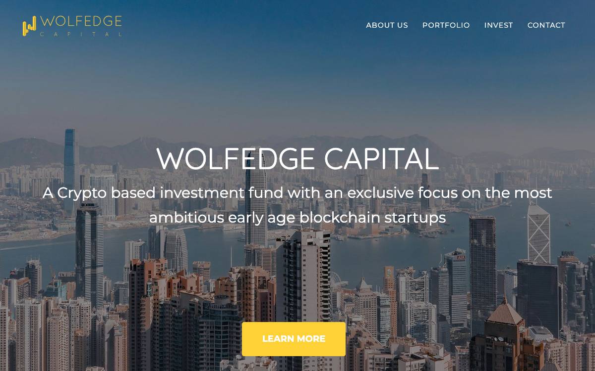 WolfEdge Capital website preview