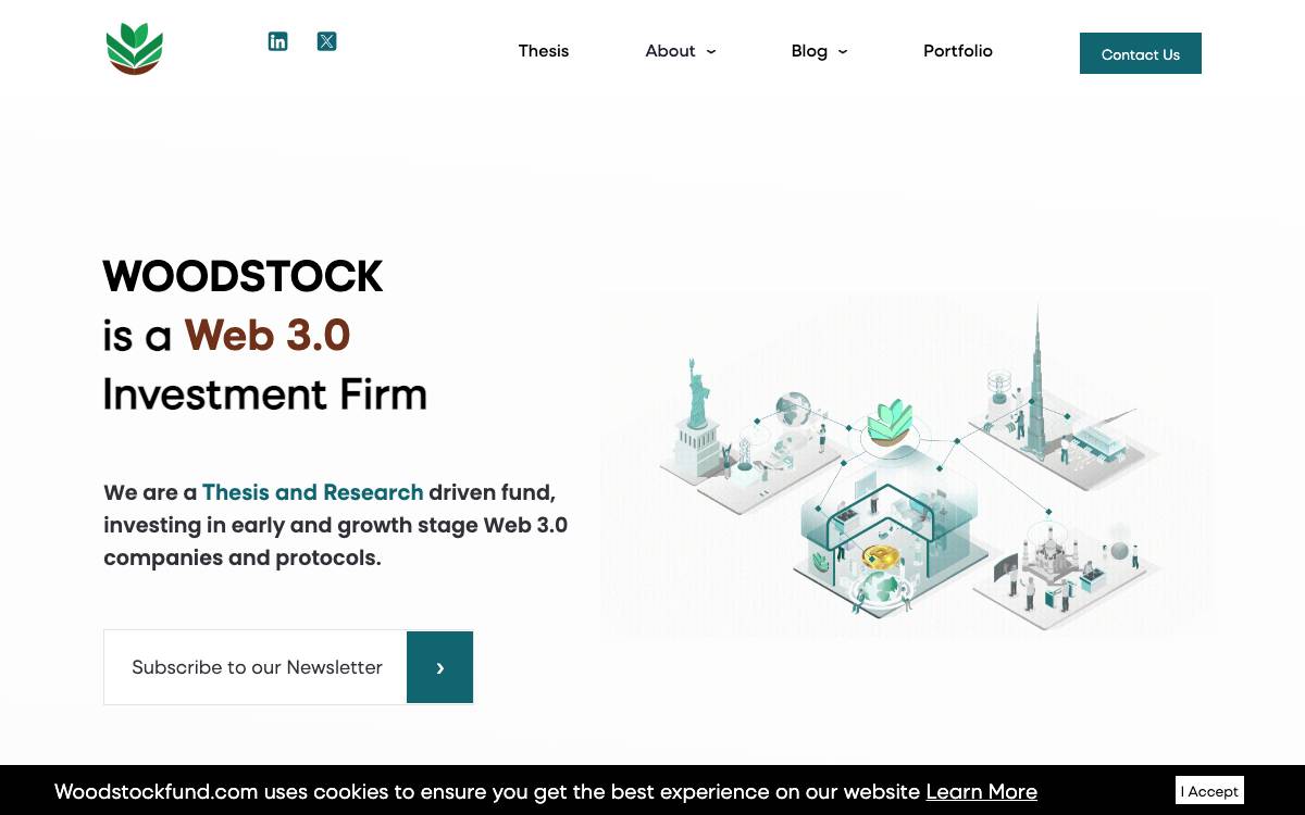 Woodstock Fund website preview