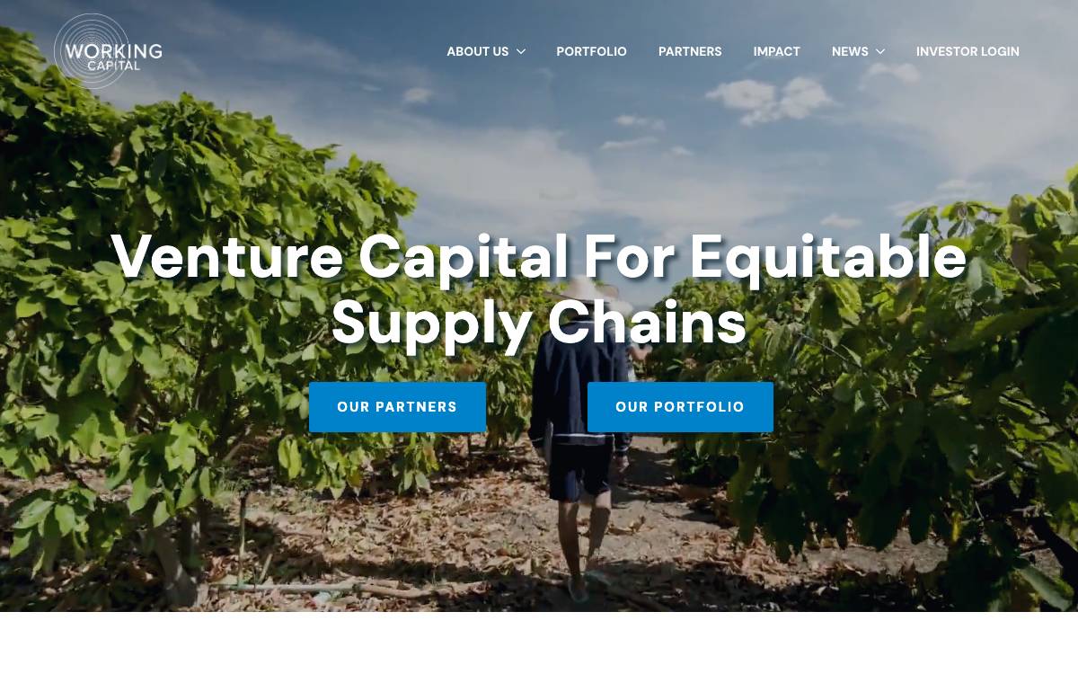 Working Capital Fund website preview