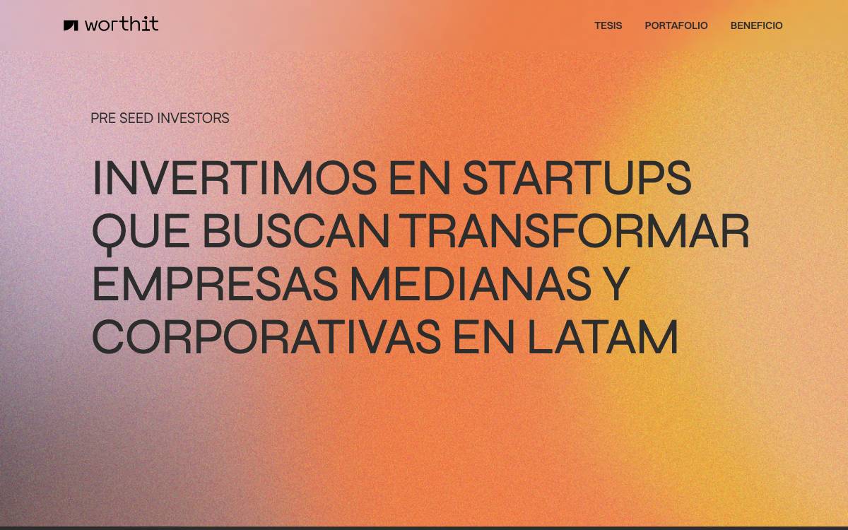 Worthit Capital website preview