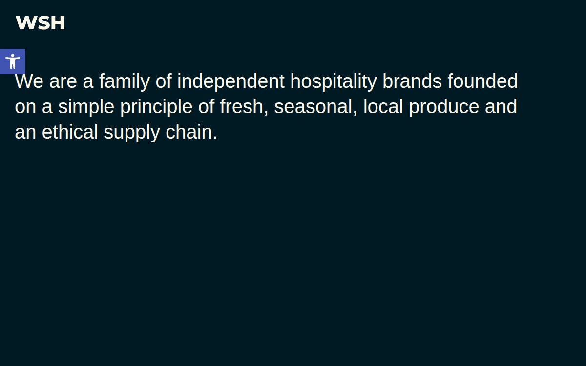 WSH Ltd. website preview
