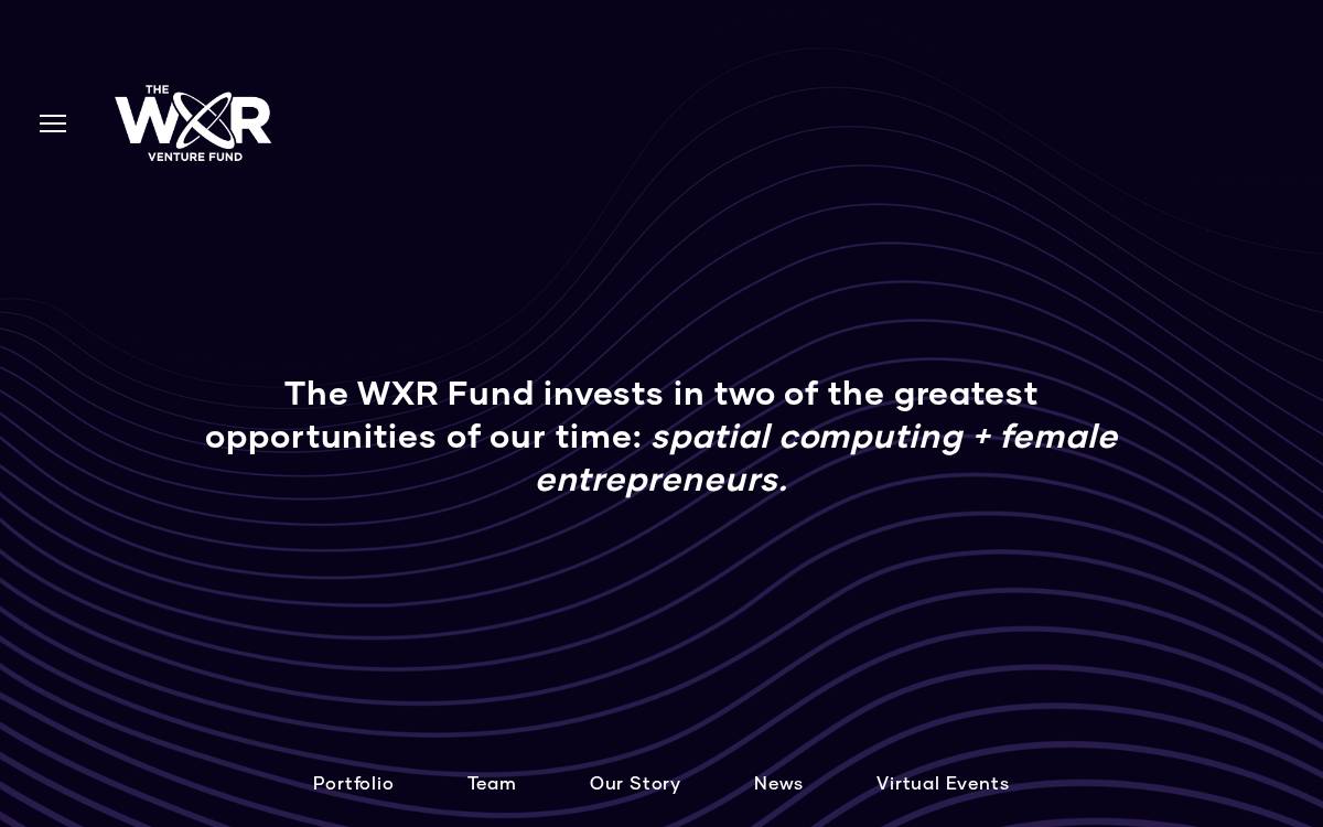 WXR Fund website preview