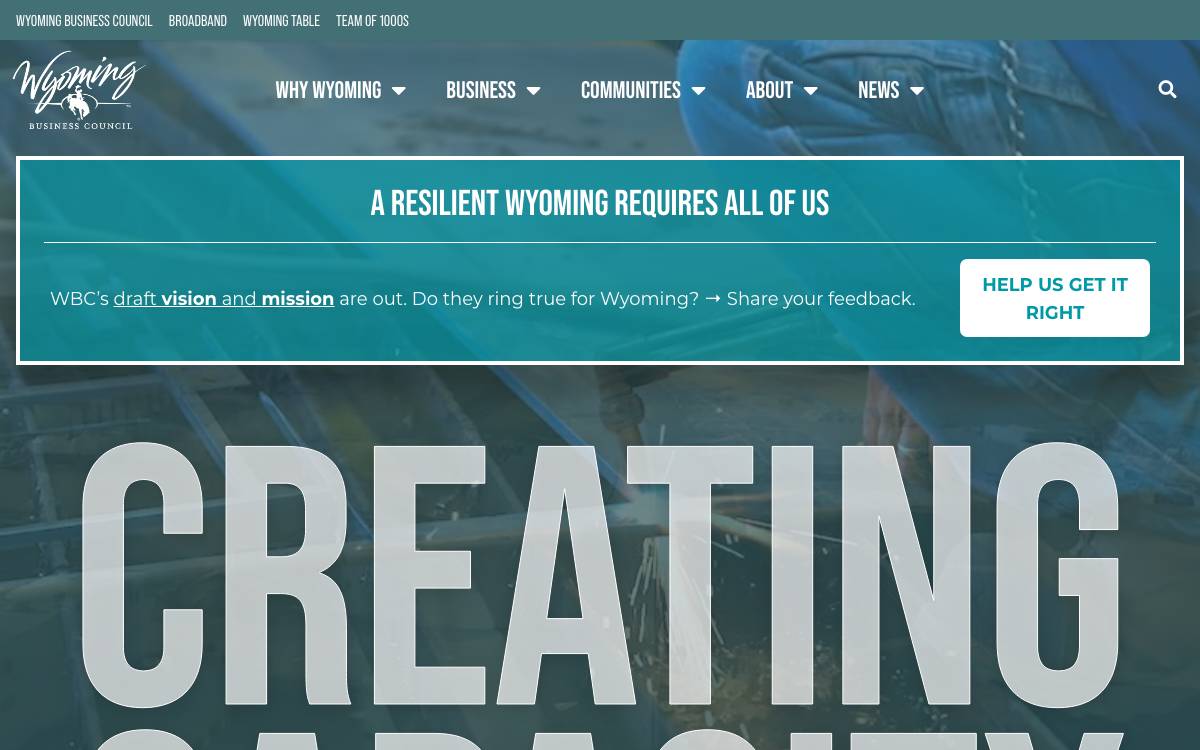 WYVC website preview