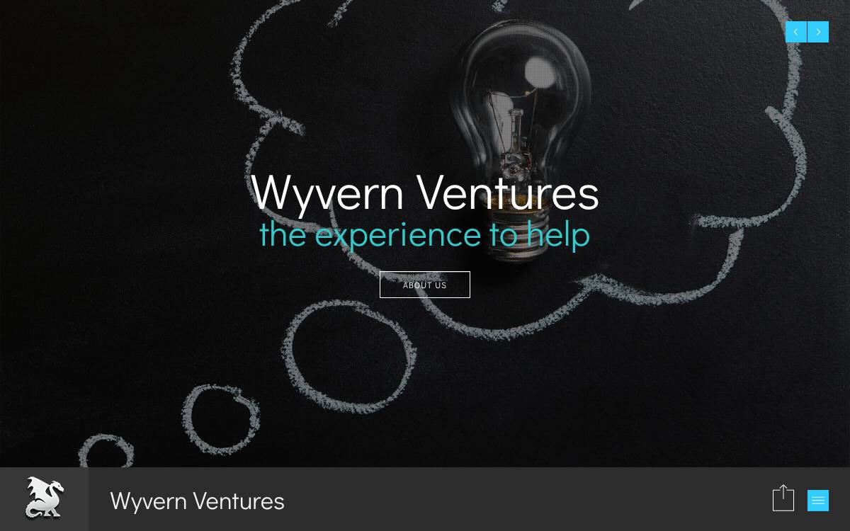 Wyvern Ventures website preview