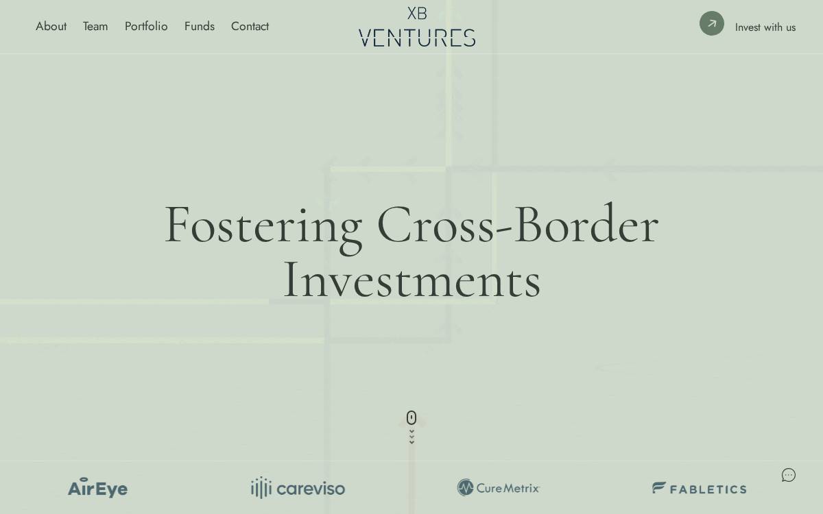 XB Ventures website preview
