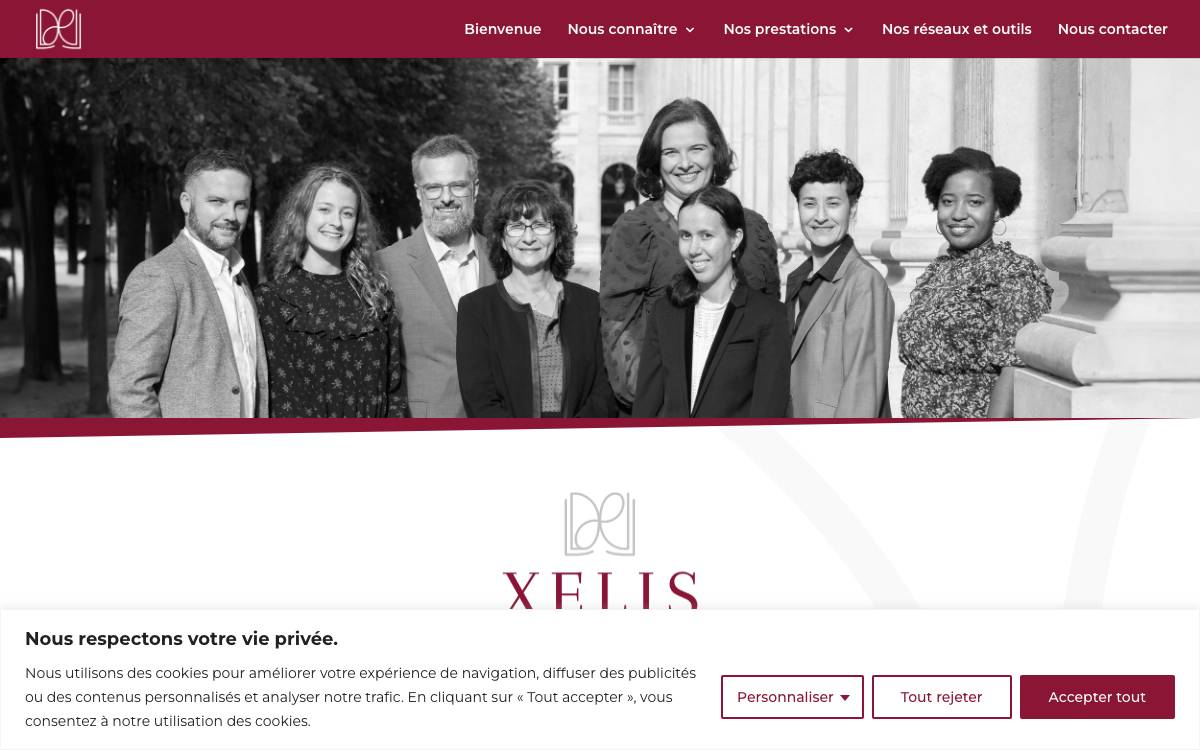 Xelis Family Office website preview