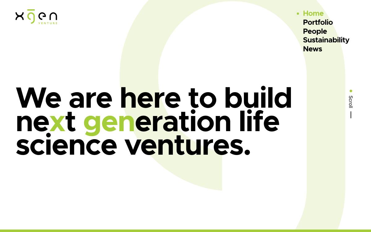 XGEN Venture website preview