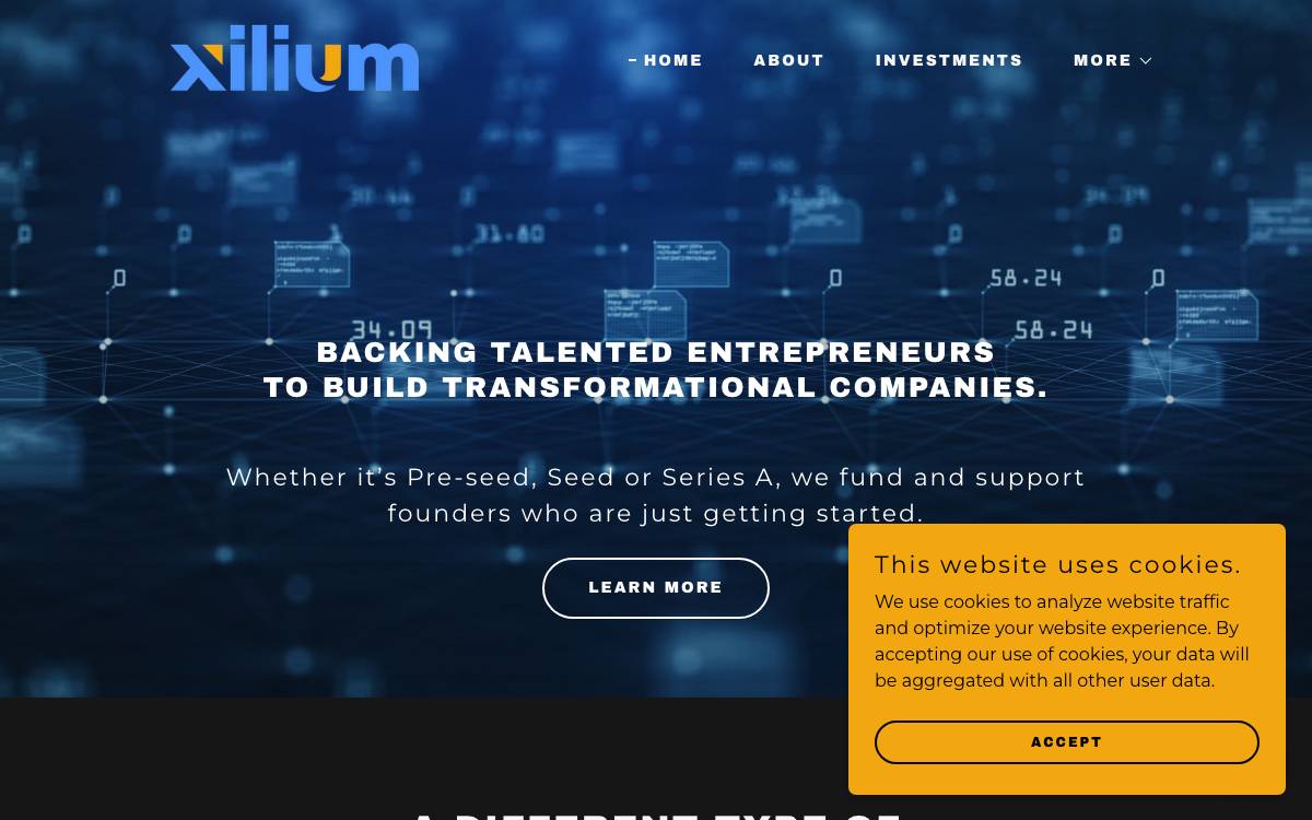 Xilium Capital website preview
