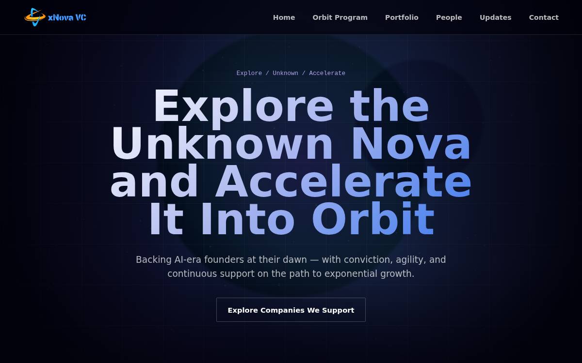 xNova VC (Aries) website preview
