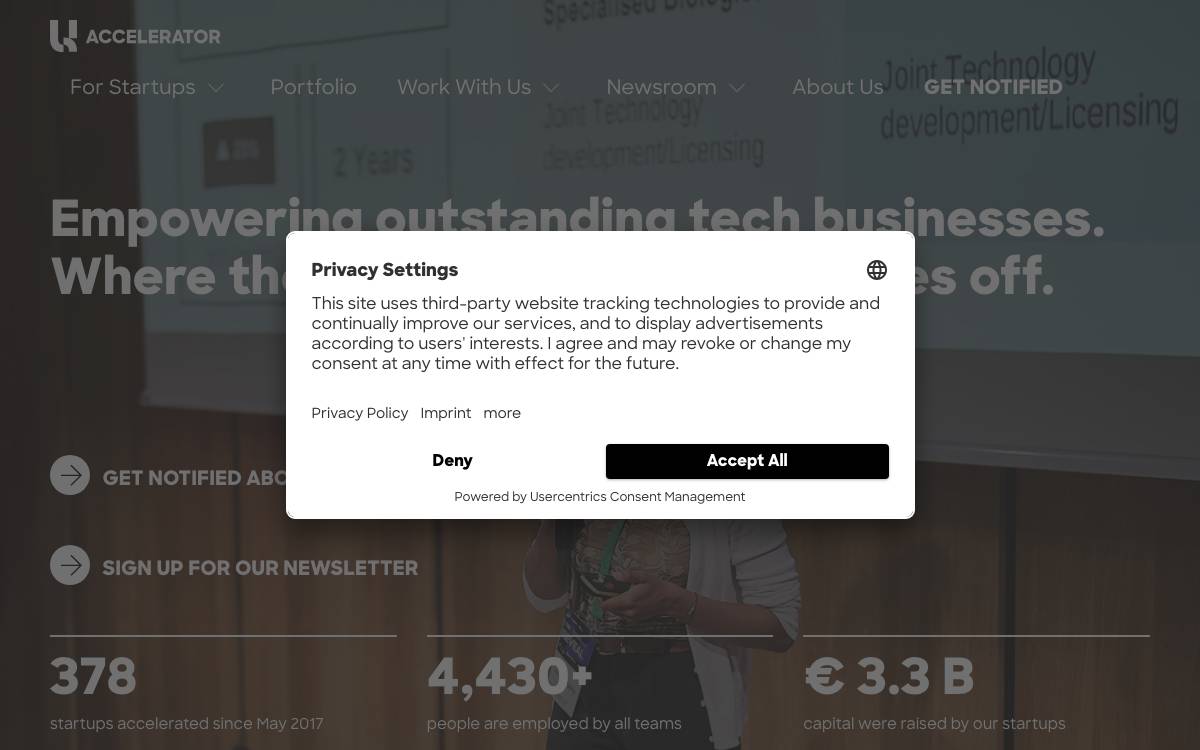 XPRENEURS website preview