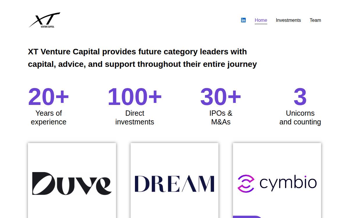 XT Hi-Tech website preview