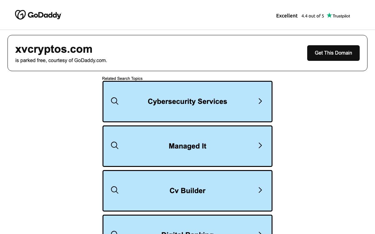 XV Cryptoasset Management website preview