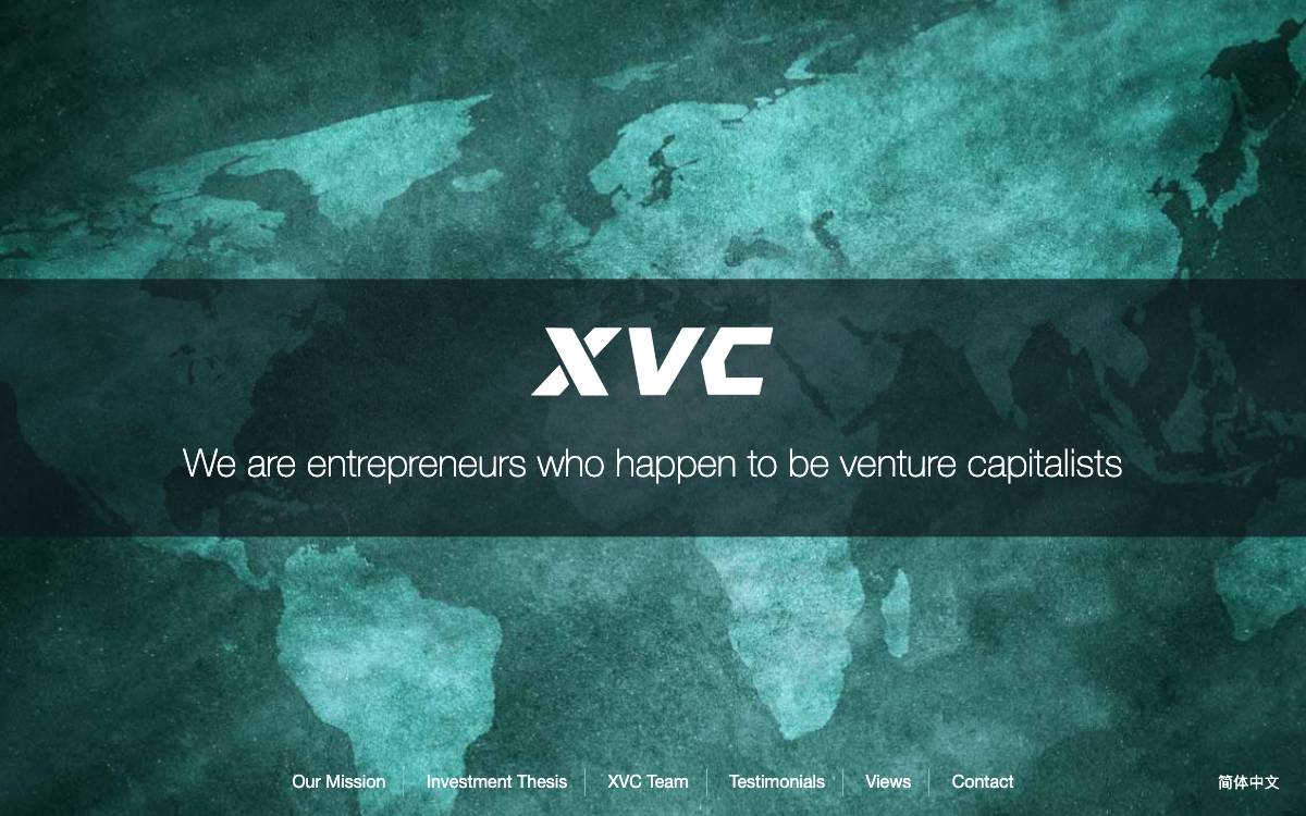 XVC Venture Capital website preview
