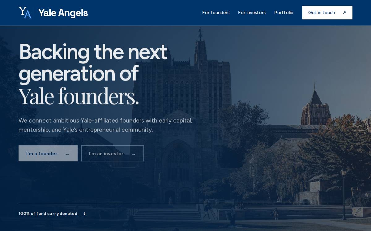 Y Startup Index website preview