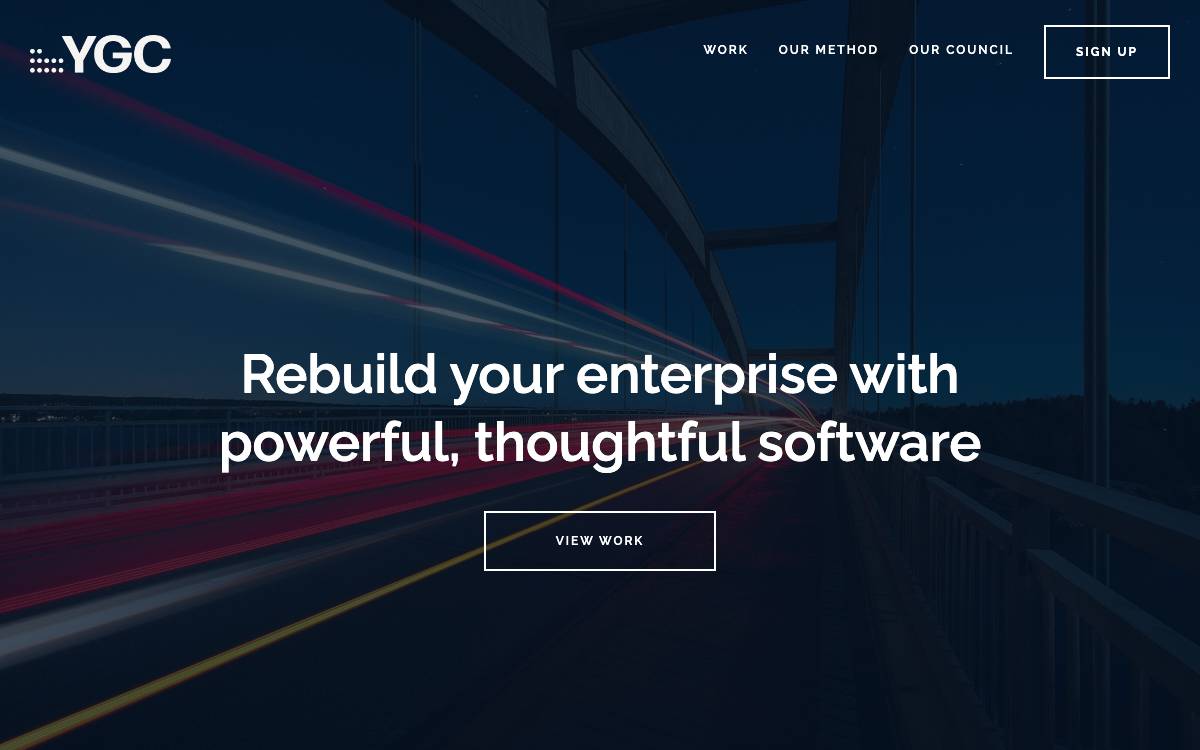 YGC website preview