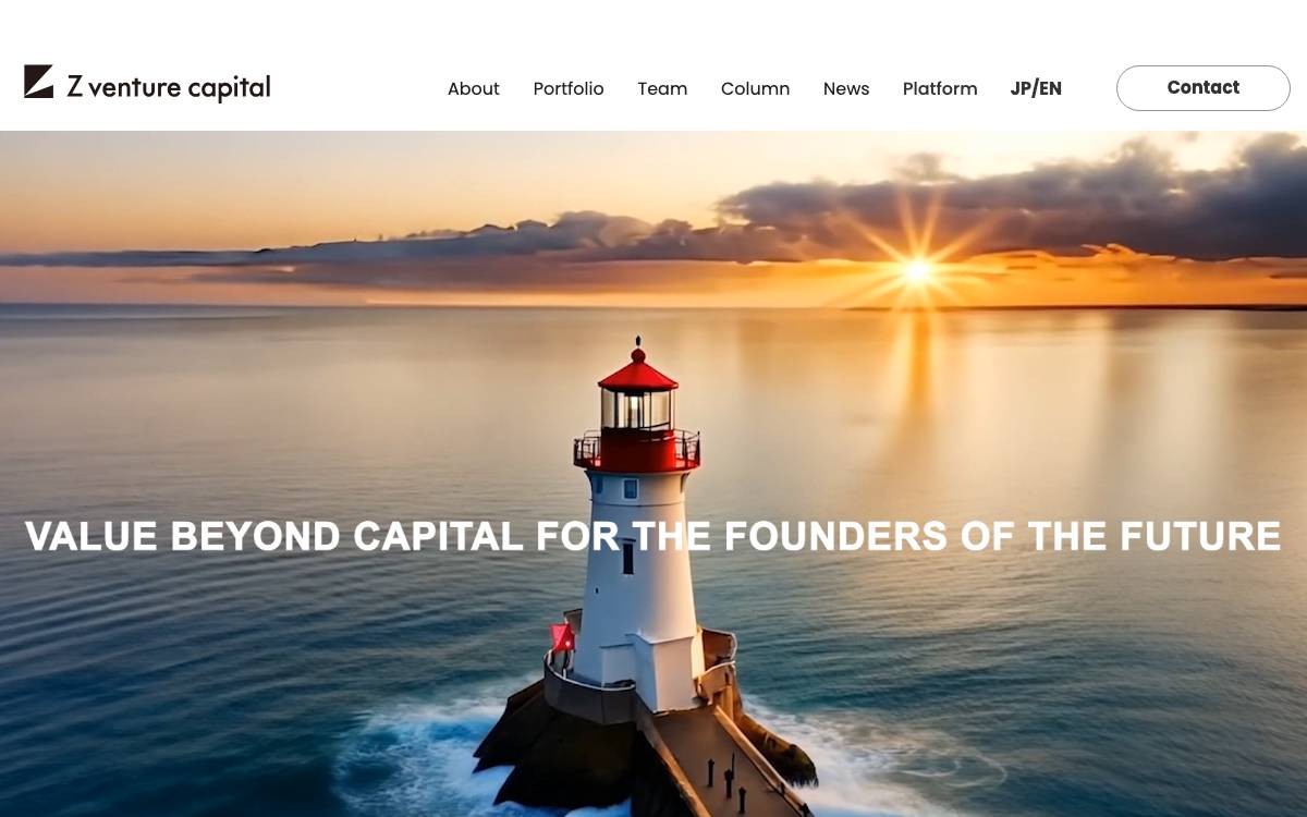 Z Venture Capital website preview
