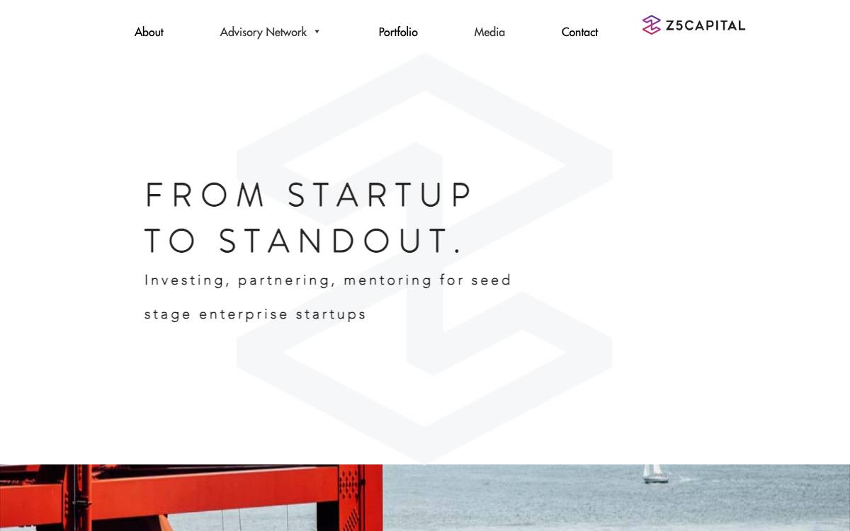 Z5 Capital website preview