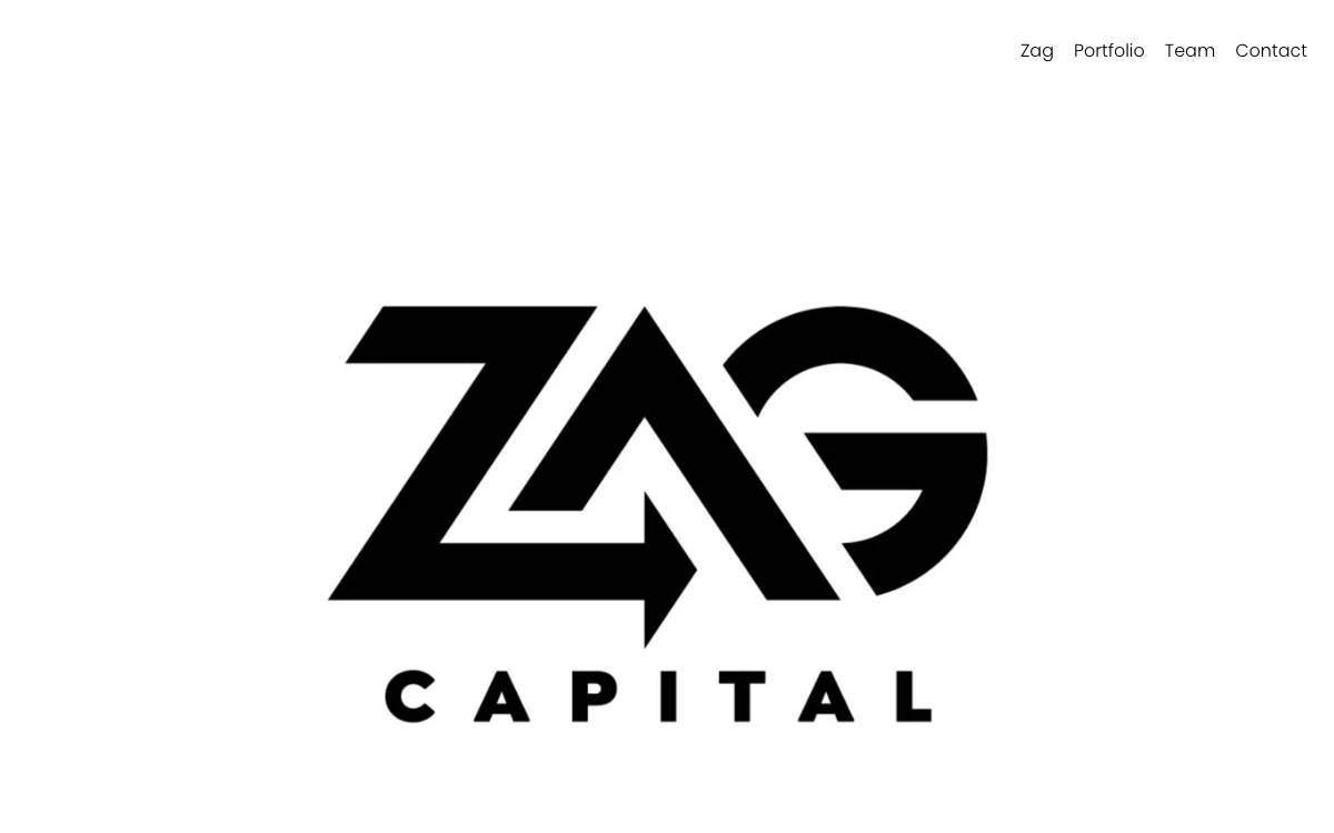 Zag Capital website preview