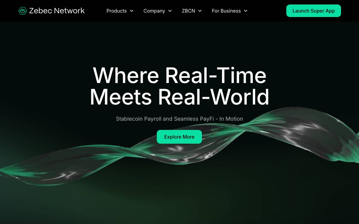 Zebec Labs website preview