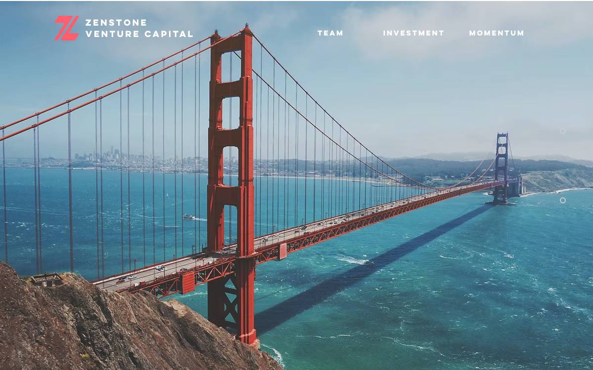 ZenStone Venture Capital website preview