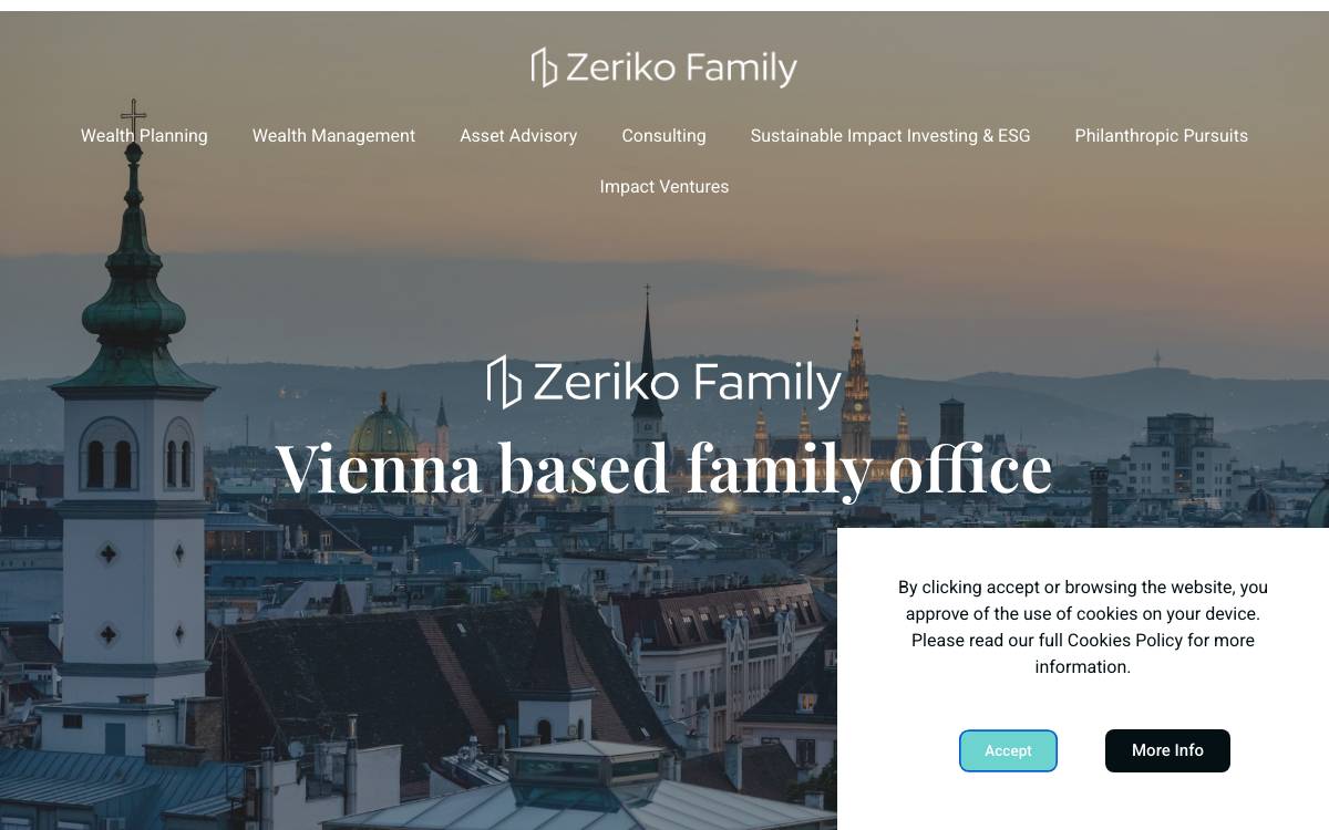 Zeriko Family website preview
