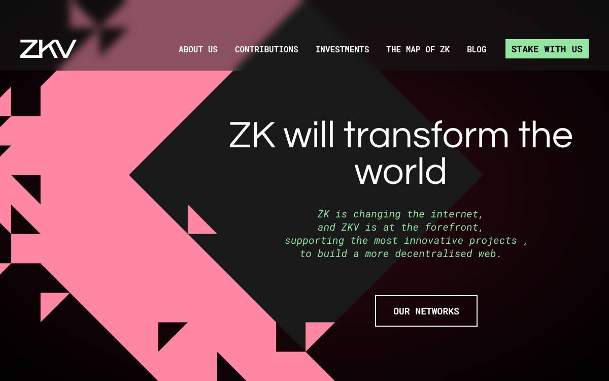 Zero Knowledge Validator (ZKV) website preview