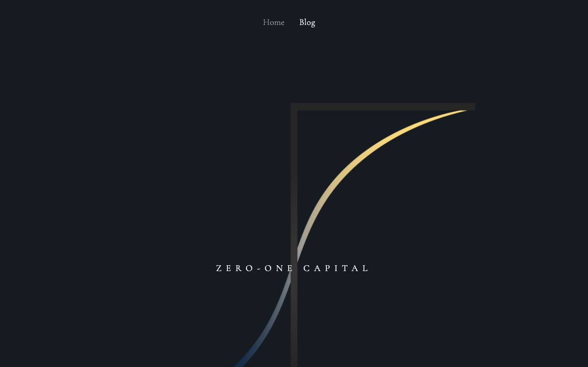 Zero-One Capital website preview